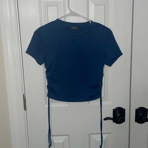 SHEIN navy blue top, S